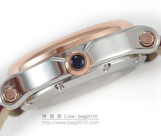 Chopard手錶 蕭邦快樂鑽系列橢圓型機械6T28新款 蕭邦時尚男士腕表 蕭邦全自動機械男表  hds1689